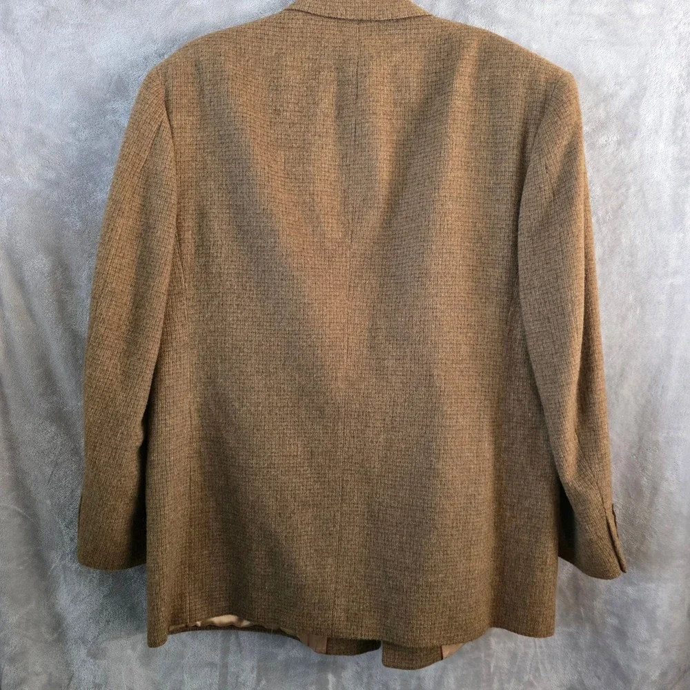 Vintage International Passport Camel Hair Jacket Classic Blazer 1980s–90s